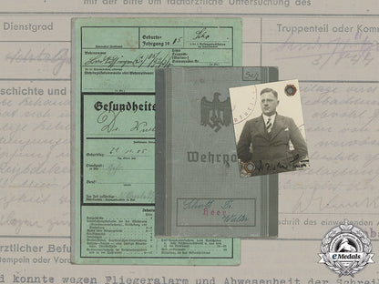 germany,_heer._a_wehrpaß_and_health_book_to_gefreiter_dr._walter_schott,_discharged_due_to_abnormal_mental_condition_c18-021033