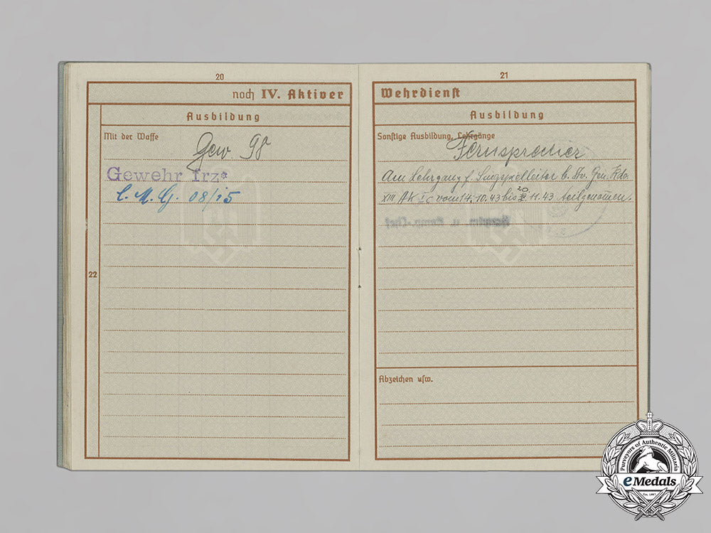 germany,_heer._a_wehrpaß_and_health_book_to_gefreiter_dr._walter_schott,_discharged_due_to_abnormal_mental_condition_c18-021038