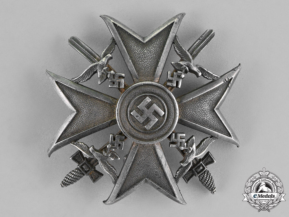 germany._a_spanish_cross,_silver_grade_with_swords_c18-021495