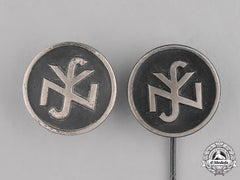 Germany, Nsv. A Grouping Of Two National Socialist People’s Welfare Membership Insignia