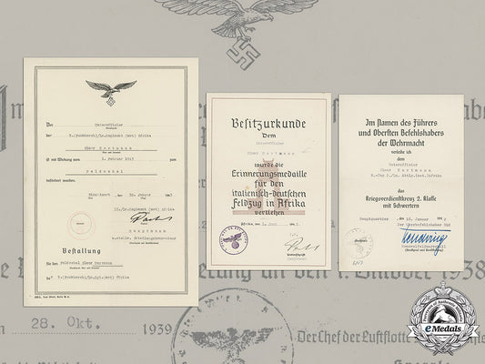 germany,_luftwaffe._a_collection_of_award_documents_to_feldwebel_elmar_hartmann(_afrika)_c18-021851