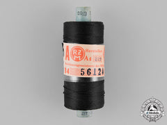 Hermany, Hj. An Unused Spool Of Black Hj Thread, Rzm Tagged