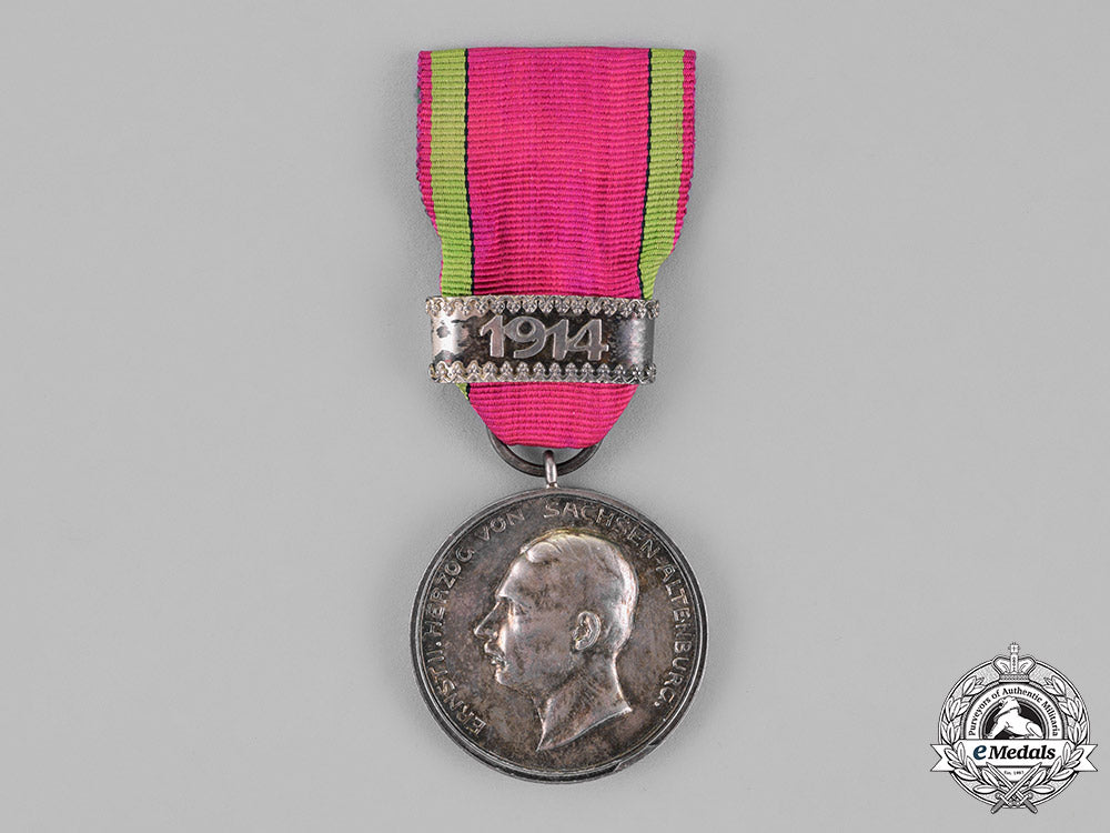 saxony,_kingdom._a_silver_merit_medal,_with“1914”_ribbon_clasp_c18-022074_1