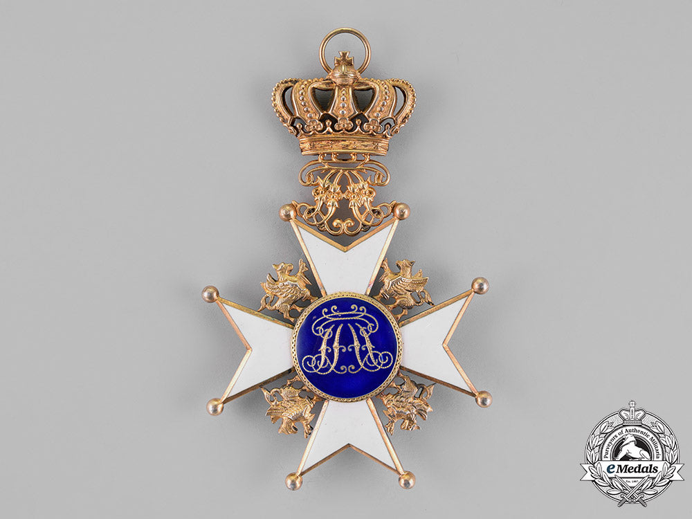 mecklenburg-_schwerin._a_house_order_of_the_wendisch_crown,_grand_cross_sash_badge_c18-022135