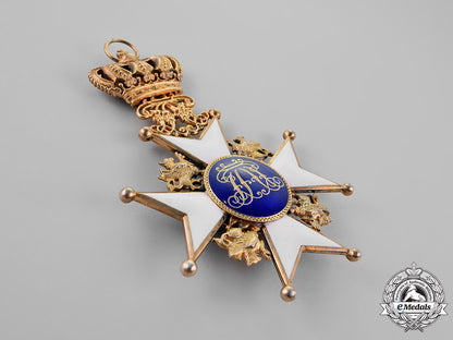 mecklenburg-_schwerin._a_house_order_of_the_wendisch_crown,_grand_cross_sash_badge_c18-022136