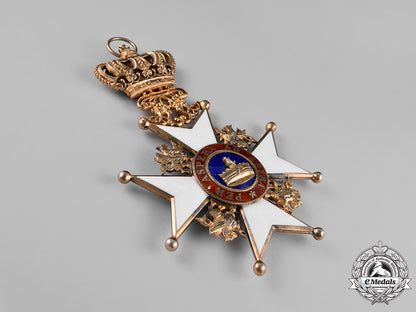 mecklenburg-_schwerin._a_house_order_of_the_wendisch_crown,_grand_cross_sash_badge_c18-022137