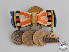 Prussia, State. A Four-Piece Boutonniere With Its Miniature Awards