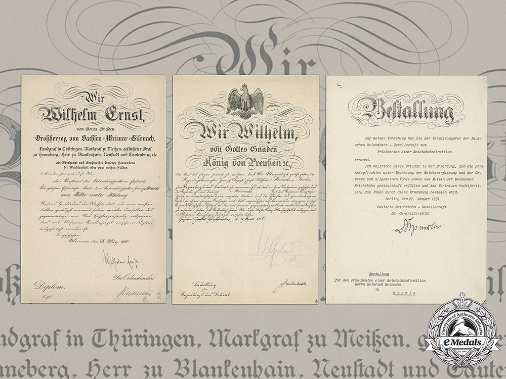 germany,_imperial._a_collection_of_appointment_documents_signed_by_wilhelm_ii,_king_of_prussia_c18-022310