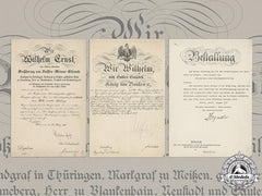 Germany, Imperial. A Collection Of Appointment Documents Signed By   Wilhelm Ii, King Of Prussia