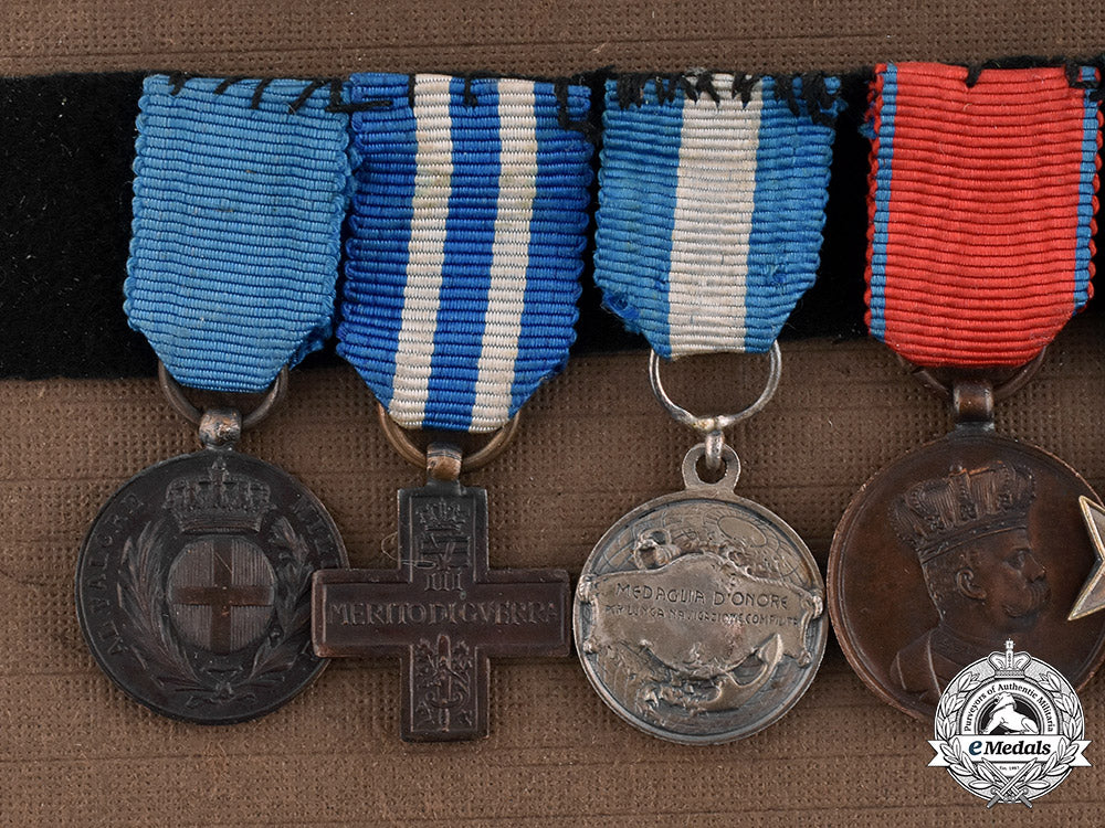 italy(_kingdom)._group_of_nine_miniatures_to_a_first_war_italian_naval_veteran_c18-022318