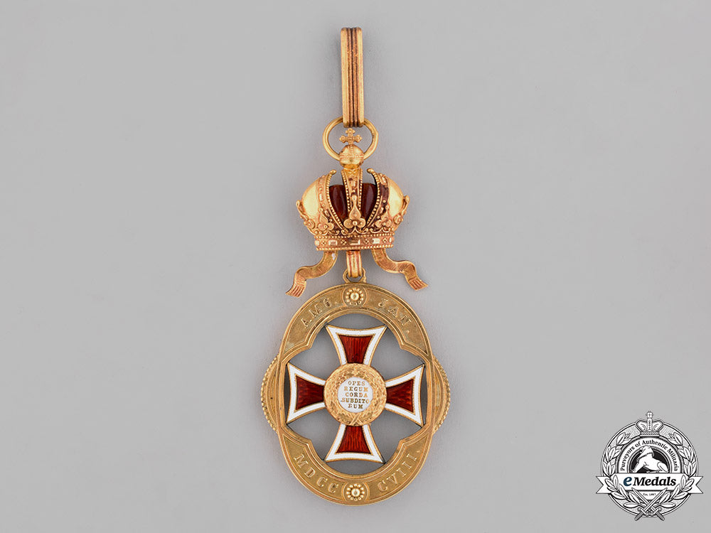 austria,_empire._an_imperial_order_of_leopold,_badge_for_officers(_officials),_second_model_c18-022334