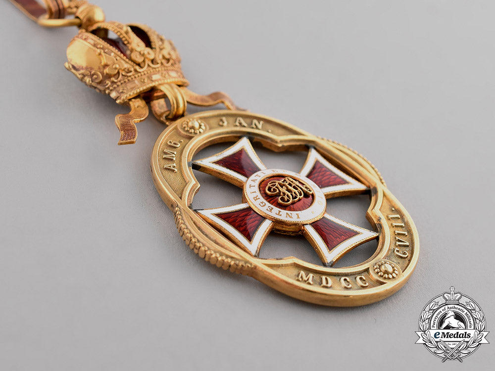 austria,_empire._an_imperial_order_of_leopold,_badge_for_officers(_officials),_second_model_c18-022335