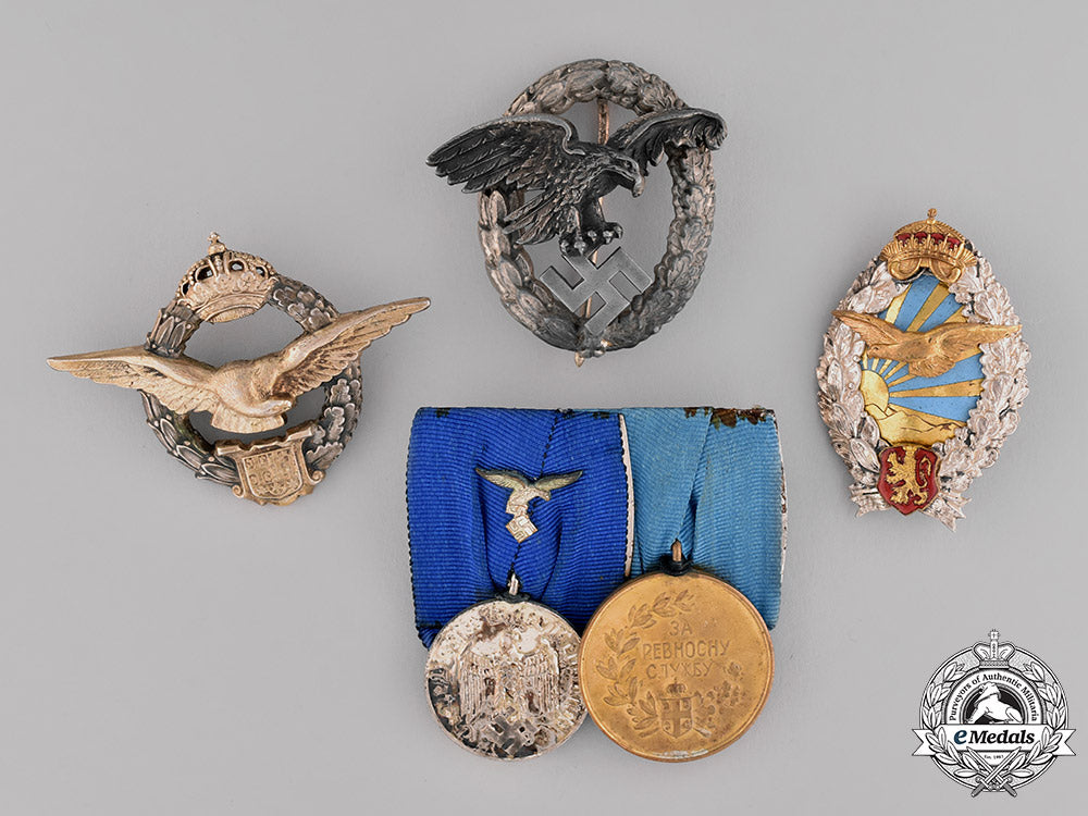 germany,_yugoslavia._a_unique_grouping_of_german,_yugoslav_and_bulgarian_awards_c18-022436