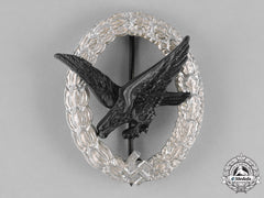Germany, Luftwaffe. An Air Gunner Badge (Without Lightning Bolts), By F.w. Assmann