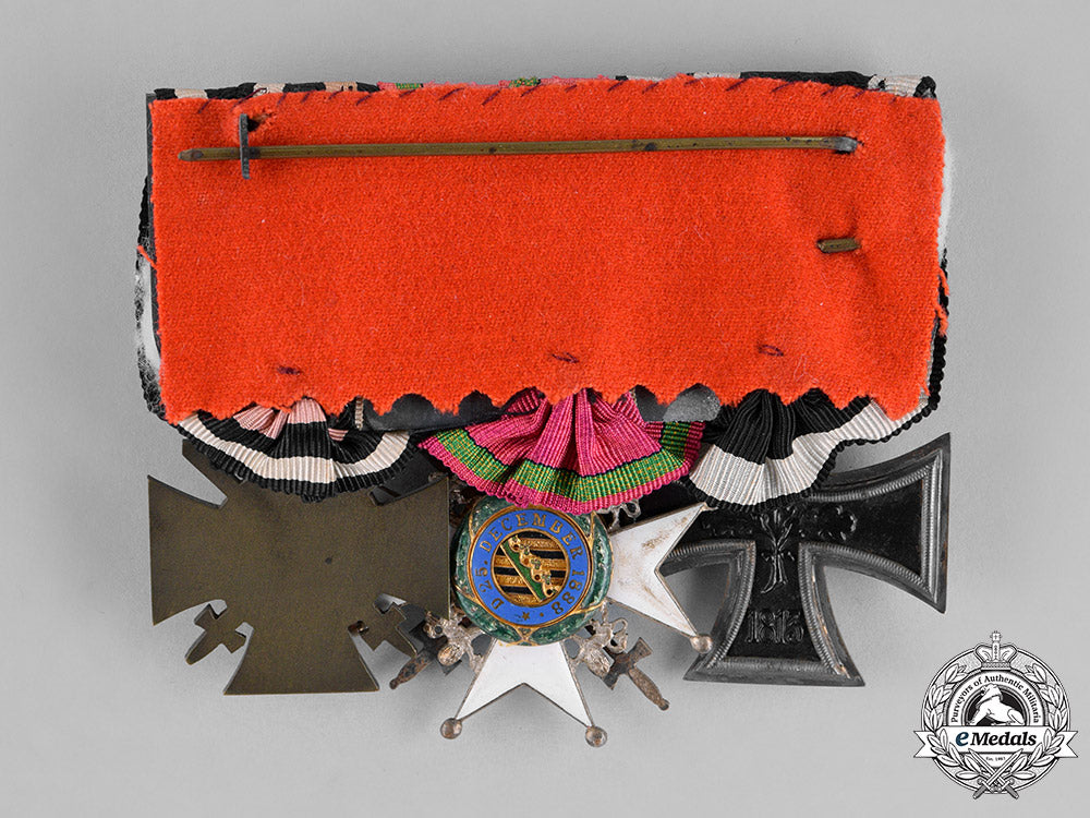 saxony-_ernestine._a_three_piece_medal_bar_with_a_house_order_knight’s_cross_c18-022815