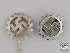 Germany. A Grouping Of Two Daf Pins And Badges