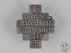 Germany. A 1933 Drl Gymnastics Festival In Stuttgart Badge