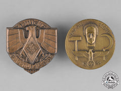 Germany. A Grouping Of Two Badges