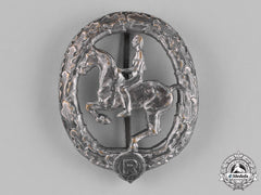 Germany. An Equestrian Badge, Silver Grade, By Christian Lauer