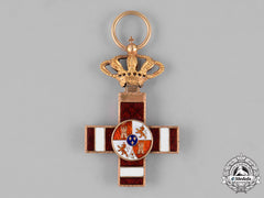 Spain, Kingdom. An Order Of Military Merit In Gold, Pensionated I Class Cross C.1889