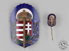 Hungary, Kingdom. An Order Of Vitez Badge With Miniature