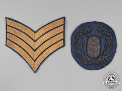 United Kingdom. Two Royal Air Force (Rcaf) Drum Major's Insignia