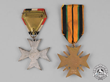 germany,_weimar_republic._a_grouping_of_two_veteran’s_association_long_membership_crosses_c18-024596