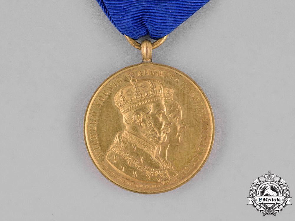 prussia,_state._a_commemorative_coronation_medal_for_wilhelm_and_augusta_c18-024626