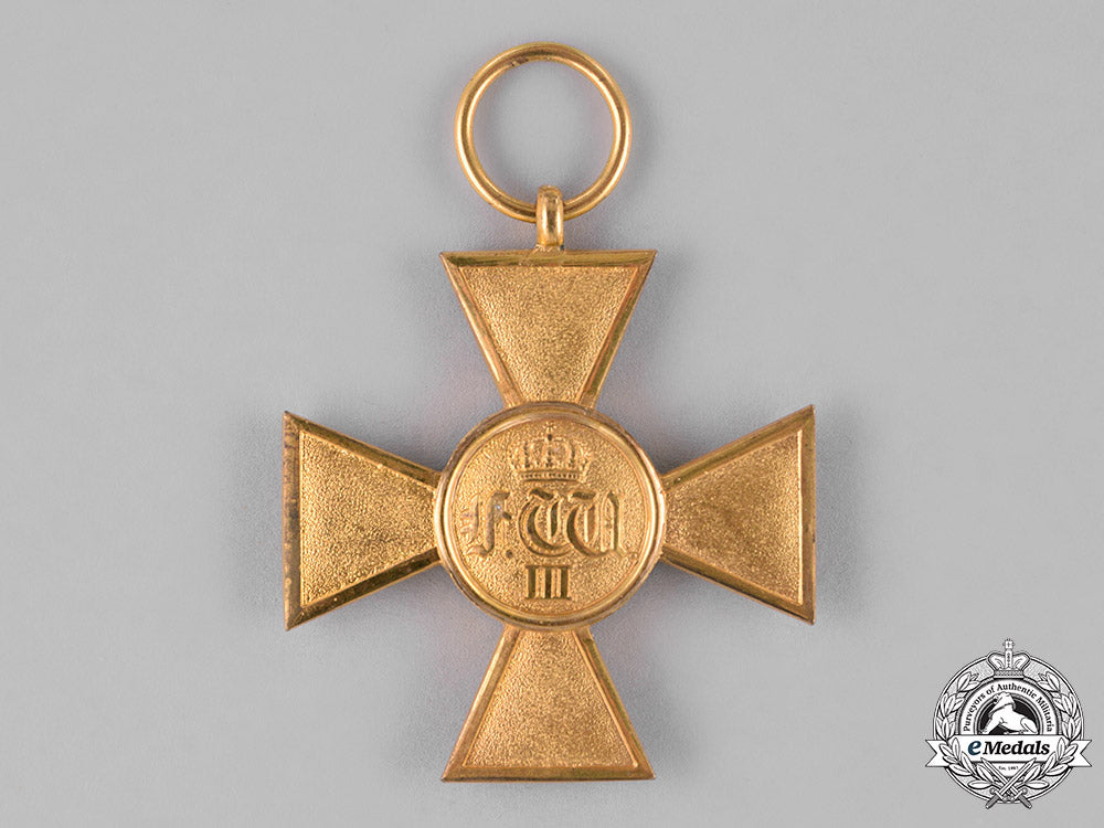 prussia,_state._a25-_year_long_service_cross_for_officers,_c.1840_c18-024659