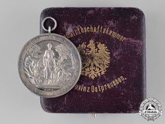 Prussia, State. A Cased Medal For Long Years Of Loyal Service From The Chamber Of Agriculture