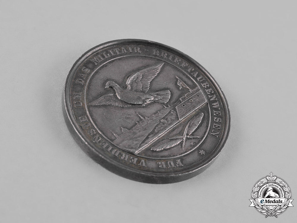 prussia,_state._a_merit_medal_for_merit_in_wartime_homing_pigeon_training_c18-024719
