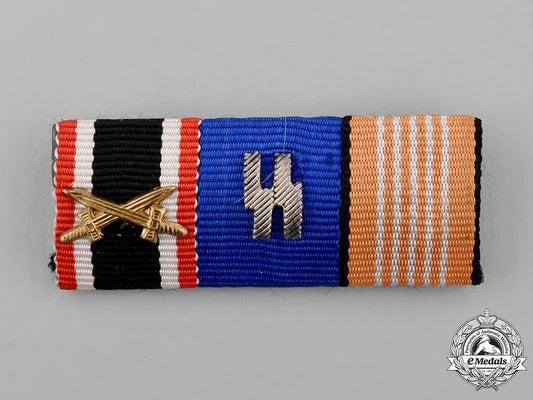 germany._a_medal_ribbon_bar_with_an_ss_long_service_medal_ribbon_c18-024790