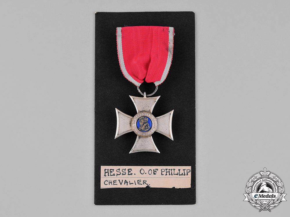 hesse-_darmstadt._an_order_of_philip_the_magnanimous,_silver_cross,_c.1910_c18-024929