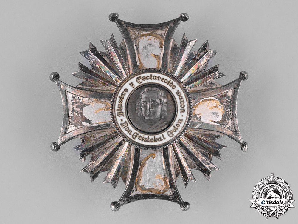 dominican_republic,_rafael_trujillo’s_period._an_order_of_christopher_columbus,_by_walrauens,_grand_cross_star_c.1940_c18-025015