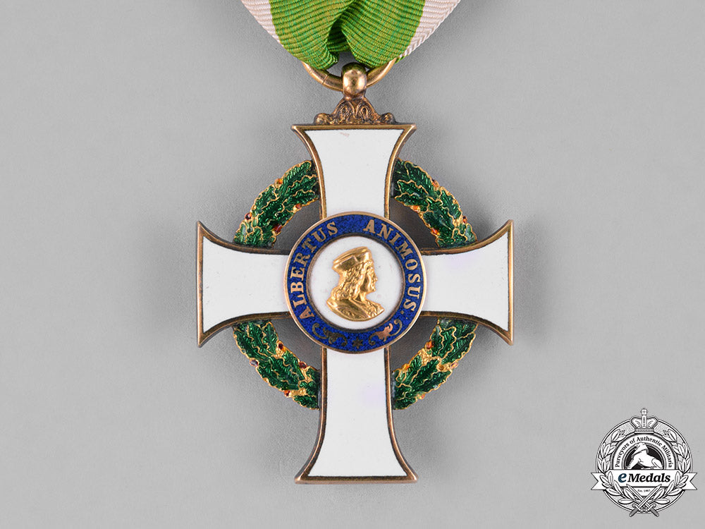 saxony,_kingdom._an_albrecht_order,_first_class_knight,_c.1910_c18-025096