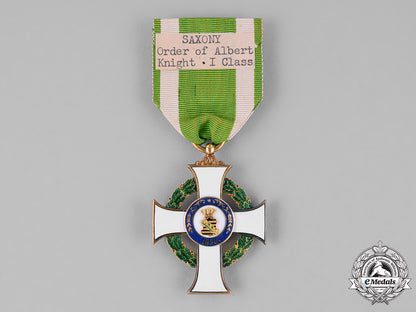 saxony,_kingdom._an_albrecht_order,_first_class_knight,_c.1910_c18-025098