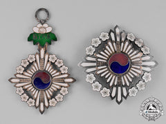Korea, Yi Dynasty. A Grand Order Of The Golden Ruler, I Class Grand Cordon, C.1910