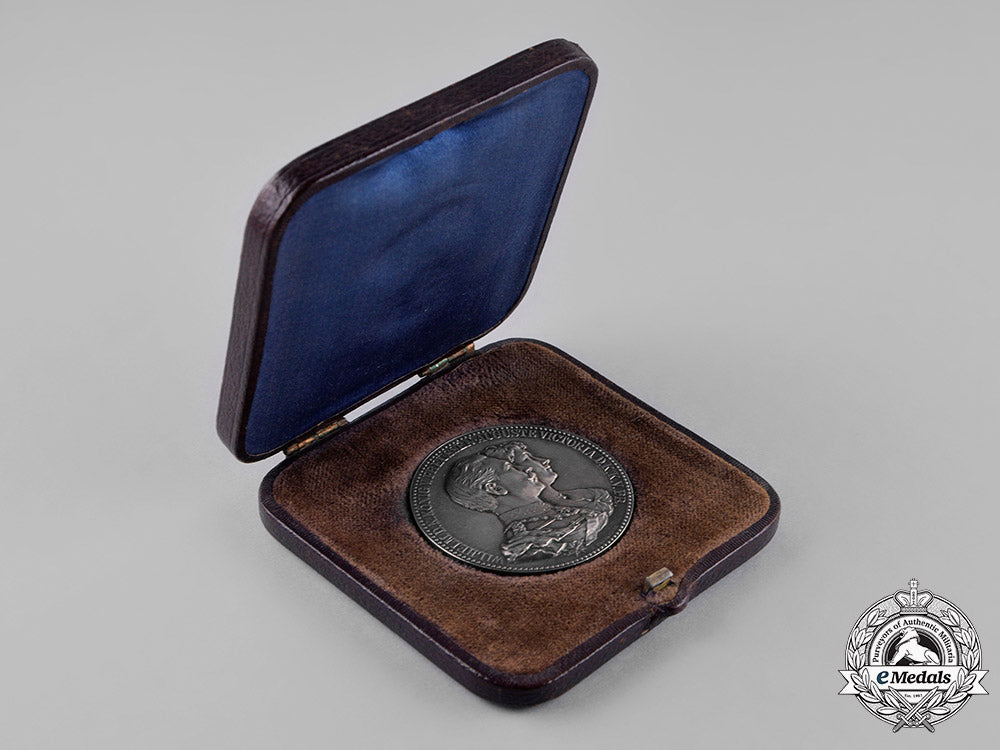 prussia,_state._a_cased_king_of_prussia&_augusta_victoria_jubilee_medal_c18-025546