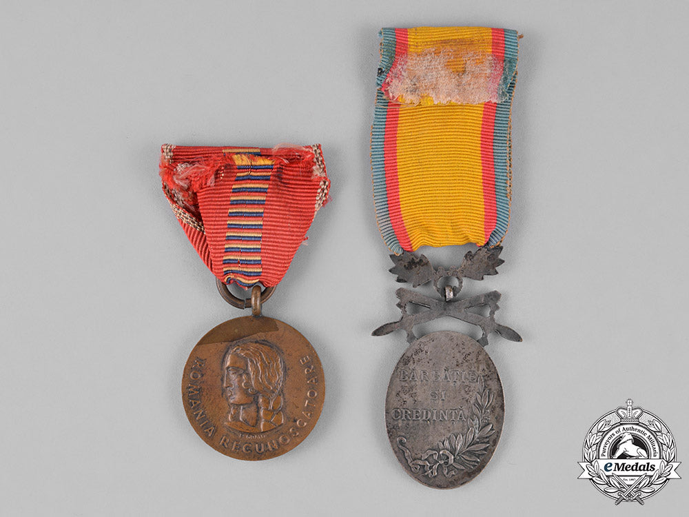 romania,_kingdom._two_awards&_decorations_c18-025830