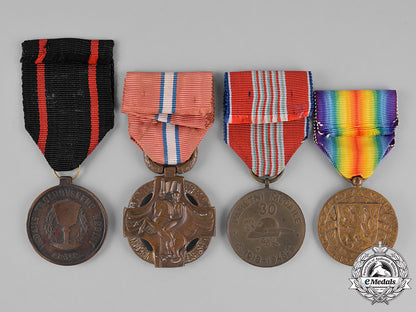 czechoslovakia,_republic._four_awards&_decorations_c18-025868