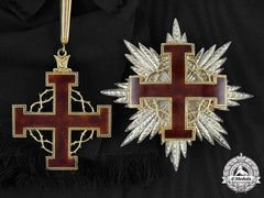 Vatican. An Equestrian Order Of The Holy Sepulchre Of Jerusalem Cross Of Merit, Grand Cross, C.1965