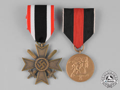 Germany. A Grouping Of Two Medals And Awards