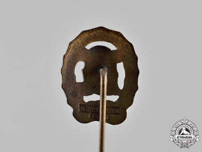 germany._a_drl_sports_badge,_bronze_grade,_with_matching_stick_pin,_by_wernstein_c18-026209