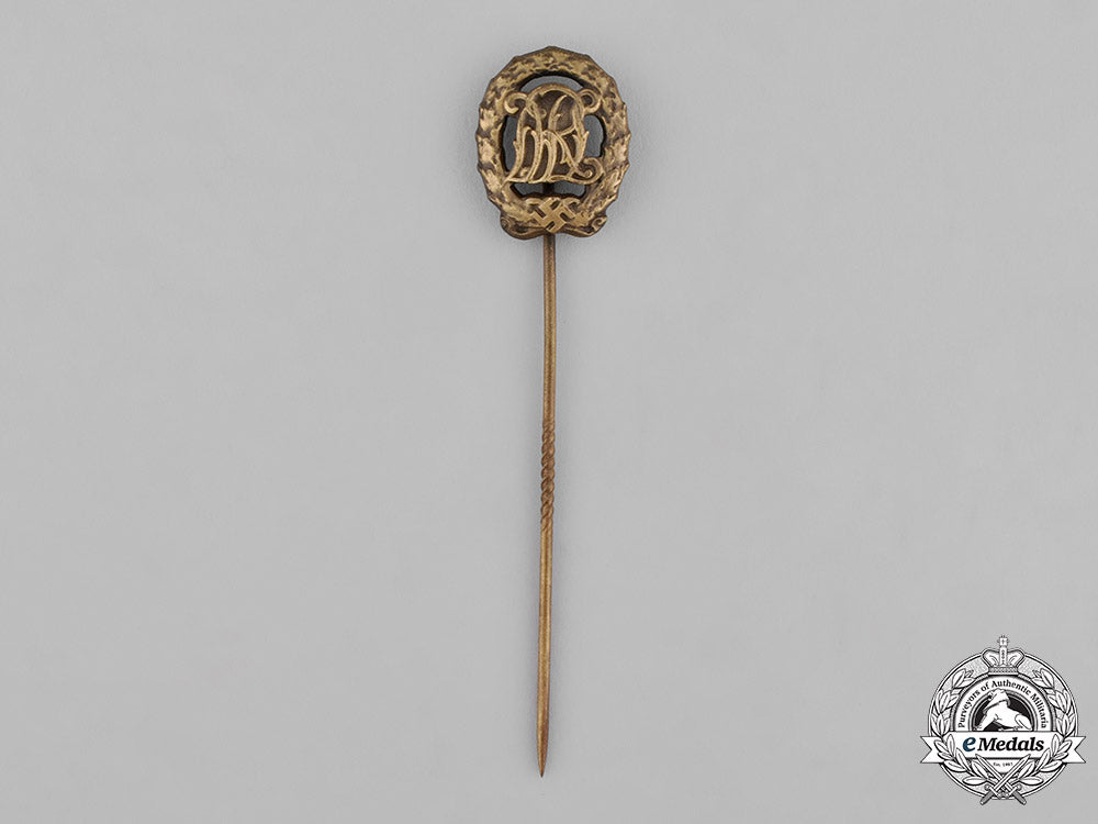 germany._a_drl_sports_badge,_bronze_grade,_with_matching_stick_pin,_by_wernstein_c18-026210