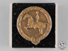 Germany. An Equestrian Youths Badge, In Its Original Presentation Case Of Issue, By Christian Lauer