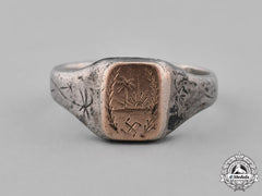 Germany. An "Afrika Korps" Silver Ring