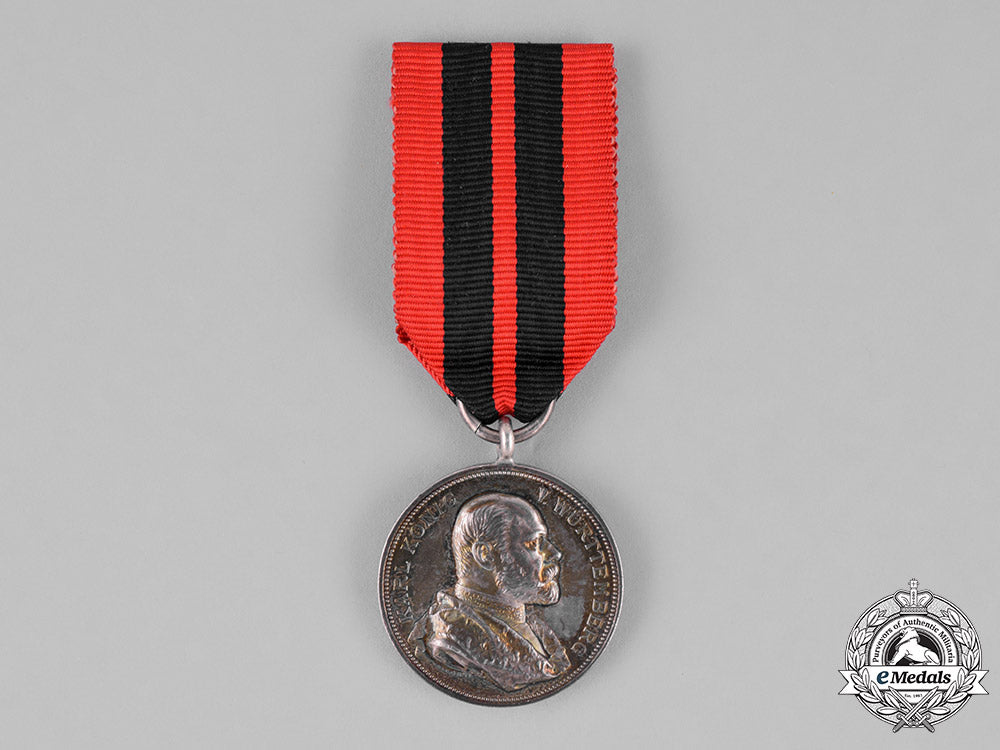 württemberg._a_silver25-_year_jubilee_medal_for_the_reign_of_king_carl_c18-026456_1_1