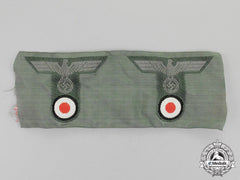 Germany. Two Wehrmacht Heer (Army) Field Cap Eagle Insignia