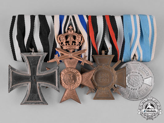 bavaria,_kingdom._a_bavarian_medal_bar_with_an_iron_cross_and_a_merit_cross_with_swords_c18-026579