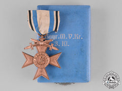 Bavaria, Kingdom. A Cased Order Of Military Merit, War Merit Cross Third Class, With Swords